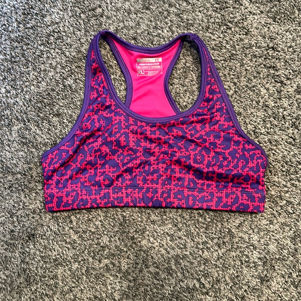 Layer 8 girls sports bra
